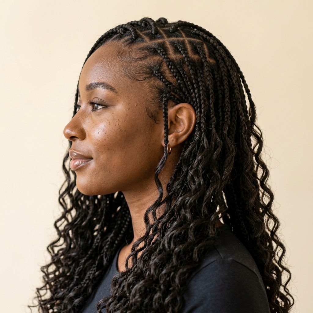 Box Knotless braids by Amara Braid Bar